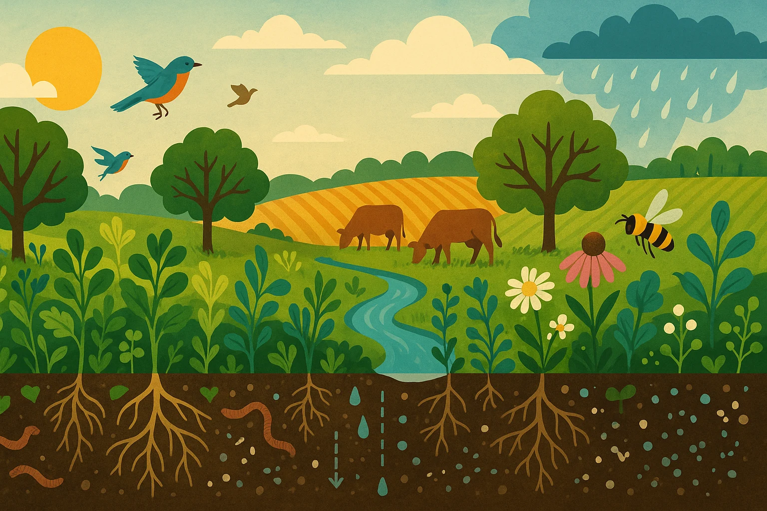 Regenerative Landwirtschaft: Den Boden als lebendiges System verstehen